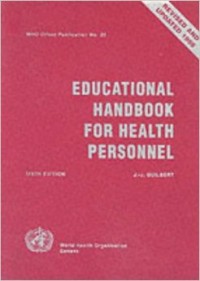 Educational Handbook for health personnel