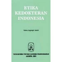 Etika kedokteran indonesia