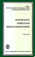 Metologi penelitian bidang kedokteran