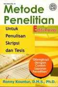 Metode penelitian untuk penulisan skripsi dan tesis